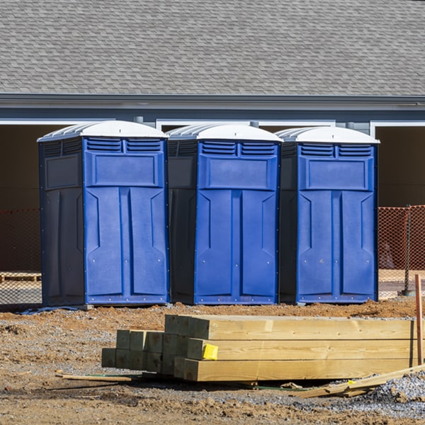 are there any restrictions on where i can place the porta potties during my rental period in Bessemer PA